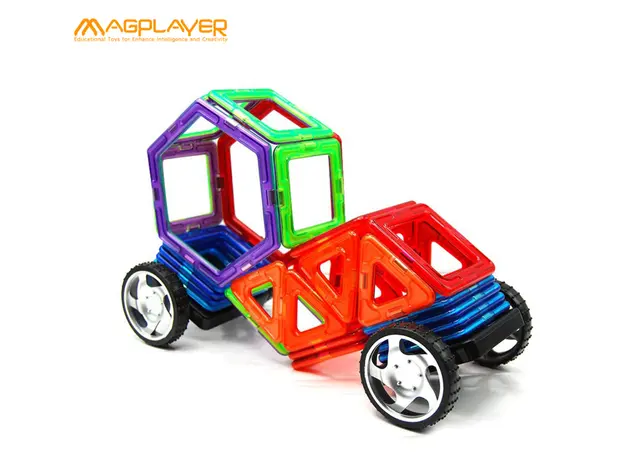მაგნიტური კონსტრუქტორი Magplayer Designer magnetic box set 118, 6 image