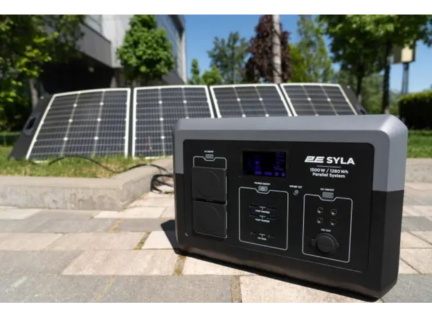 კვების წყარო 2E Portable Power Station Syla, 1500 W, 1280 Wh, WiFi/BT, Parallel System, Fast Charging, 4 image