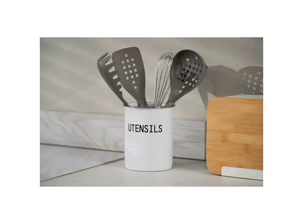 დანა ჩანგლის სათავსო Ardesto AR0915W Midori, Cutlery Holder, White, 5 image