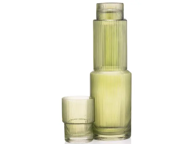 ჭიქების ნაკრები Ardesto AR2638SGR, 380ml, 2pcs, Long Glasses Set, Green, 3 image