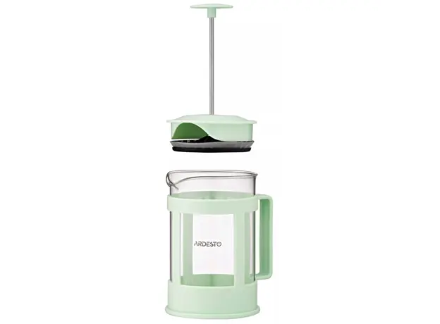 ჩაიდანი Ardesto AR1008LGB Fresh, 800ml, French Press, Light Green, 5 image