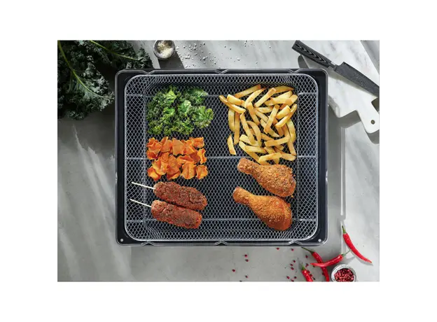 ჩასაშენებელი ღუმელი Hansa electrical, 77L, A+, display, convection, black, 5 image