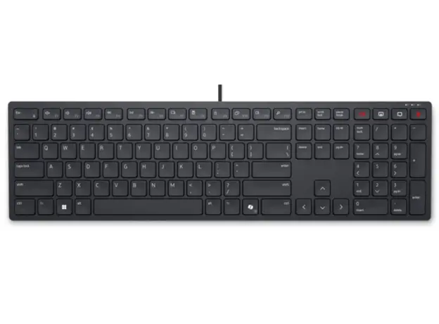 კლავიატურა Dell 580-BBTF KB525C, Wired, USB-C, Keyboard, Black