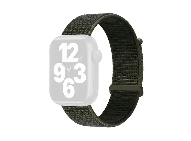 სმარტ საათის სამაჯური TVC KALEBOL Nylon Watch Band for Apple Watch Series 10 Ultra 9 8 7 SE 6 5 4 3 2 1 46mm 49mm 45mm 44mm 42mm Wrist Strap - Army Green, 3 image