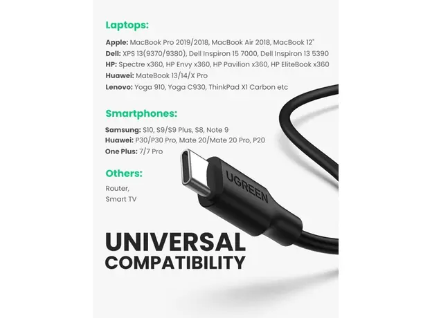 Type-C ადაპტერი UGREEN CM321 (70610), Type-C 3.0 to 2.5-Inch SATA Converter, 50cm, Black, 7 image