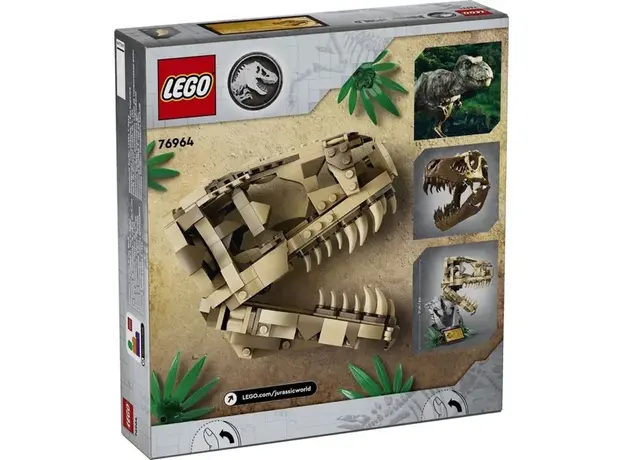 ლეგო LEGO Jurassic World Constructor Dinosaur Fossils: Tyrannosaurus Skull, 6 image