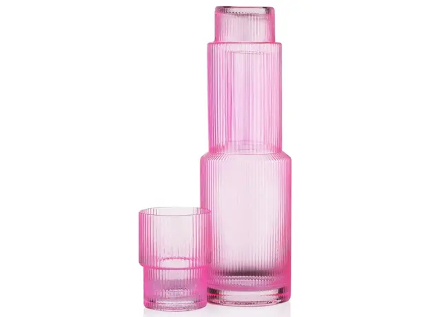 ჭიქების ნაკრები Ardesto AR2638SPN, 380ml, 2pcs, Long Glasses Set, Pink, 4 image