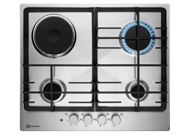 გაზქურის ზედაპირი Electrolux KGM64311X, 2 image