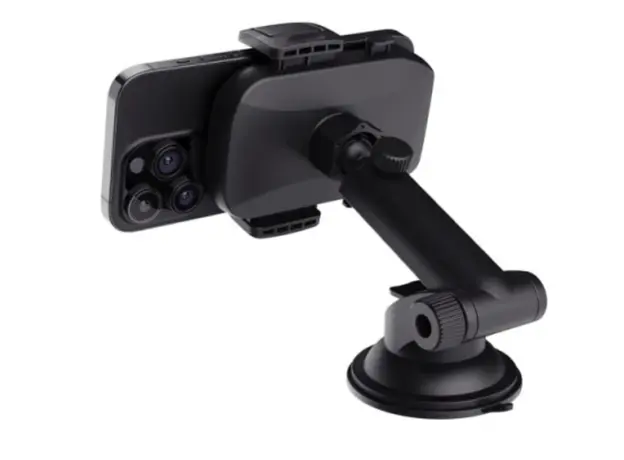 მობილურის დამჭერი Trust Runo Phone holder with windshield mount Black - 24984, 5 image