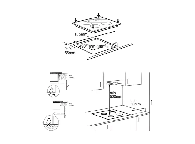 გაზქურის ზედაპირი Electrolux EIV634, 4 image