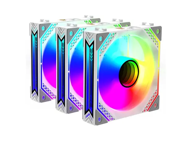 ქულერი 2E 2E-ACF120MW-ARGB, ARGB, 120mm, 2000Rpm, Cooler, White, 2 image