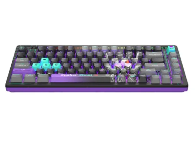 კლავიატურა A4tech Bloody AT75 Alpha Optical Switch Keyboard Cypher Ghost, 4 image