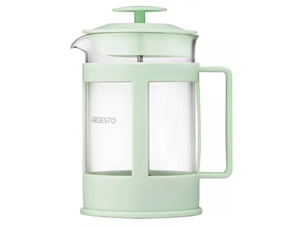 ჩაიდანი Ardesto AR1008LGB Fresh, 800ml, French Press, Light Green, 4 image