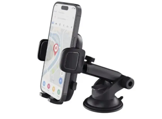 მობილურის დამჭერი Trust Runo Phone holder with windshield mount Black - 24984, 4 image