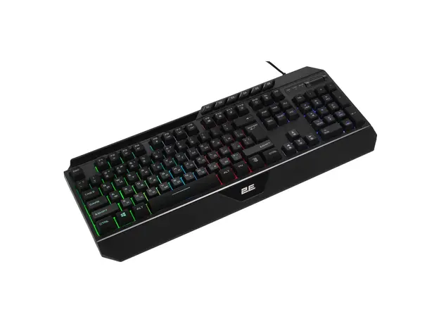 კლავიატურა 2E GAMING Membrane keyboard KG315 110key, USB-A, EN/RU, RGB, black, 5 image