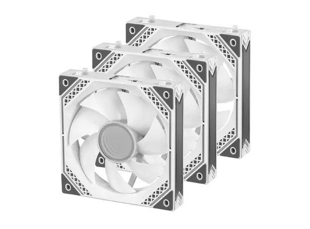 ქულერი 2E 2E-ACF120MW-ARGB, ARGB, 120mm, 2000Rpm, Cooler, White, 3 image