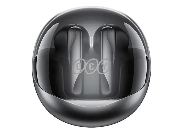 ყურსასმენი QCY Ailypods Clear Black, 3 image