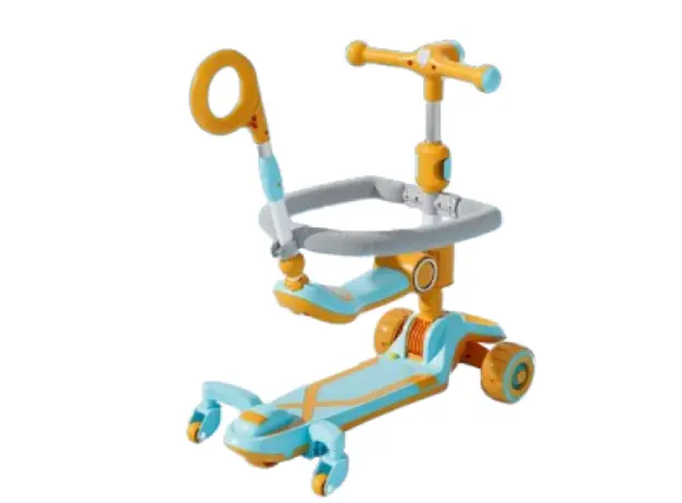 საბავშვო სკუტერი ხელის მოსაკიდით 338SKY, 2 image