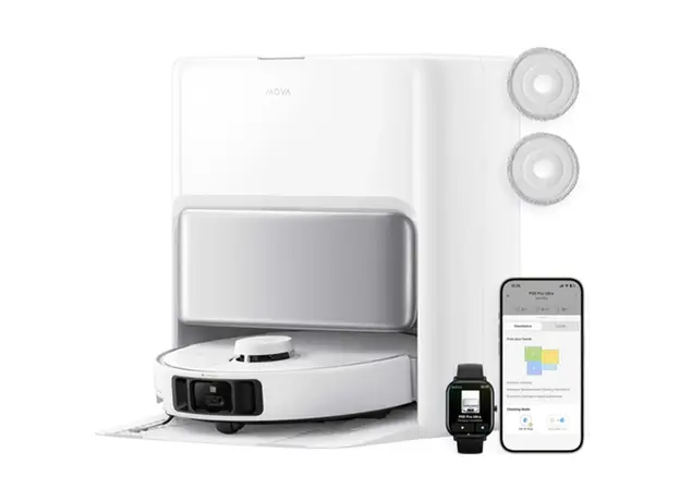 მტვერსასრუტი Mova Robot Vacuum P50 Pro Ultra (RLP53HE), 2 image