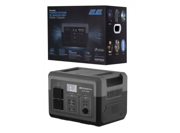 კვების წყარო 2E Portable Power Station Snagha PRO, 1200 W, 1024 Wh, Fast Charging, 4 image