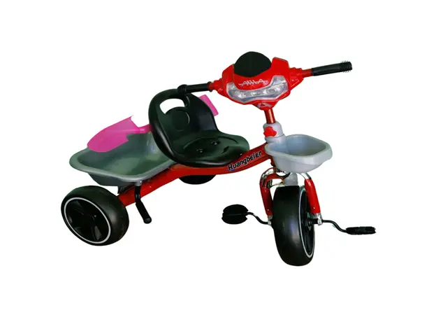 საბავშვო სამთვალა პედლებიანი ველოსიპედი 606RED, 3 image