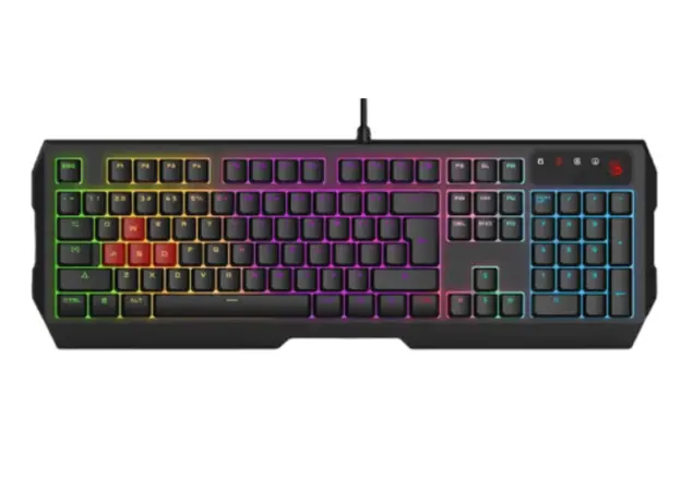 კლავიატურა A4tech Bloody B140N Neon Keyboard Black, 2 image