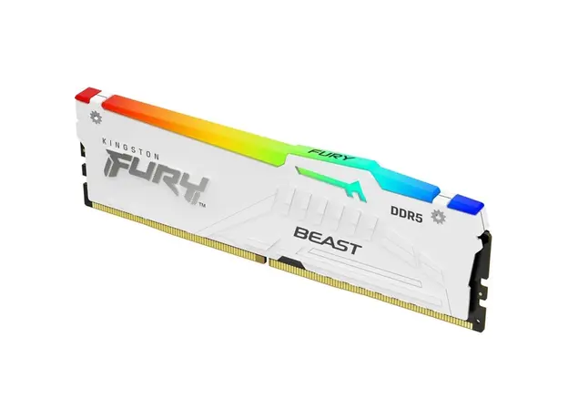 ოპერატიული მეხსიერება Kingston FURY (RGB) White 16GB 6400MHz DDR5 DIMM CL32 1Rx8 2G x 64-bit, 4 image