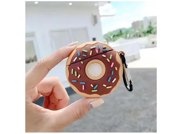 ყურსასმენის ქეისი Silicone Case for AirPods 2nd gen - Donuts, 4 image