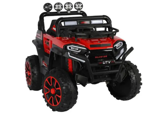 ბავშვის ელექტრო მანქანა V5588 კაუჩუკის საბურავებით,ტყავის სკამით