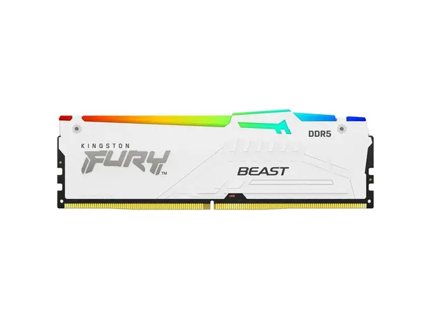 ოპერატიული მეხსიერება Kingston FURY (RGB) White 16GB 6400MHz DDR5 DIMM CL32 1Rx8 2G x 64-bit, 3 image