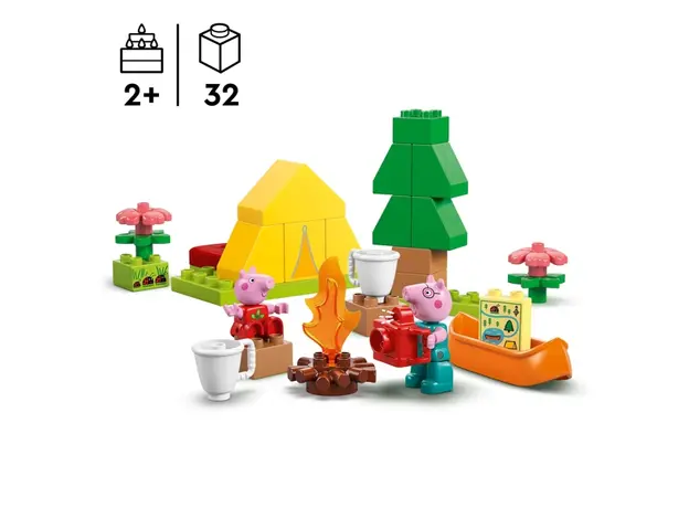 ლეგო LEGO Constructor DUPLO Peppa Pig Camping Trip, 3 image