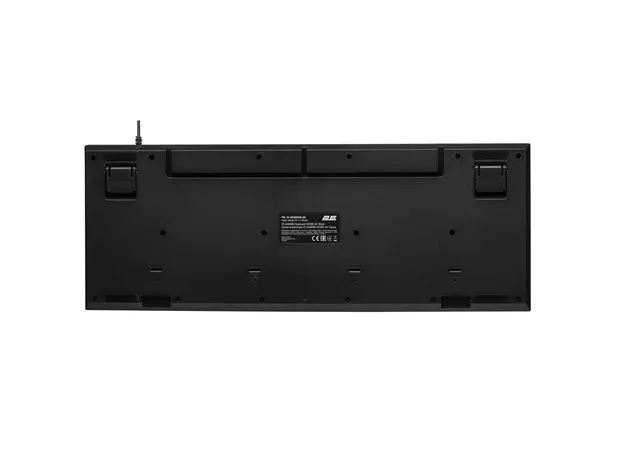 კლავიატურა 2E GAMING Membrane keyboard KG300 114key, USB-A, EN/RU, LED, black, 6 image