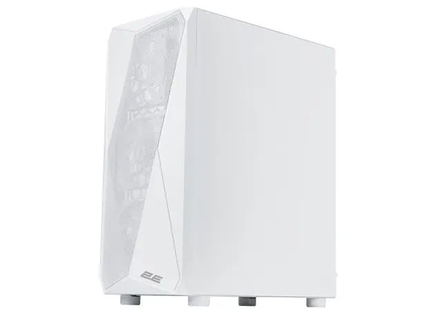 კომპიუტერის ქეისი 2E GAMING PC case Aruba G3313W, without PSU, 1xUSB3.0, 2xUSB2.0, 5x120mm ARGB, VGA 330mm, LCS ready, HUB, TG Side Panel, ATX, white, 5 image