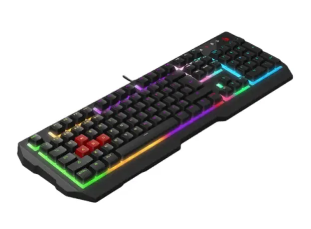 კლავიატურა A4tech Bloody B140N Neon Keyboard Black, 4 image