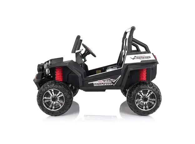 ბავშვის ელექტრო მანქანა S2588-W ტყავის სავარძლით და კაუჩუკის საბურავებით, 6 image