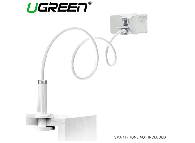 მობილურის დამჭერი UGREEN LP113 (20113) Multifunction Phone Stand, 120cm, White, 2 image