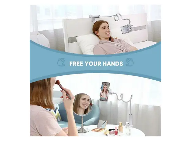 მობილურის დამჭერი UGREEN LP113 (20113) Multifunction Phone Stand, 120cm, White, 5 image