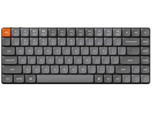 კლავიატურა Keychron K3 MAX 84Key, K pro RED , WL/BT/USB-A, Hot-swap, QMK, EN, RGB, 2 image