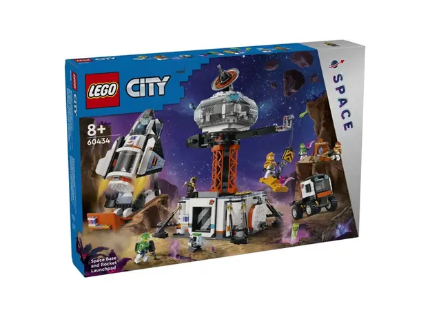 ლეგო LEGO City Space base and launch pad for a rocket