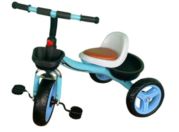 საბავშვო სამთვალა პედლებიანი ველოსიპედი 400BLU