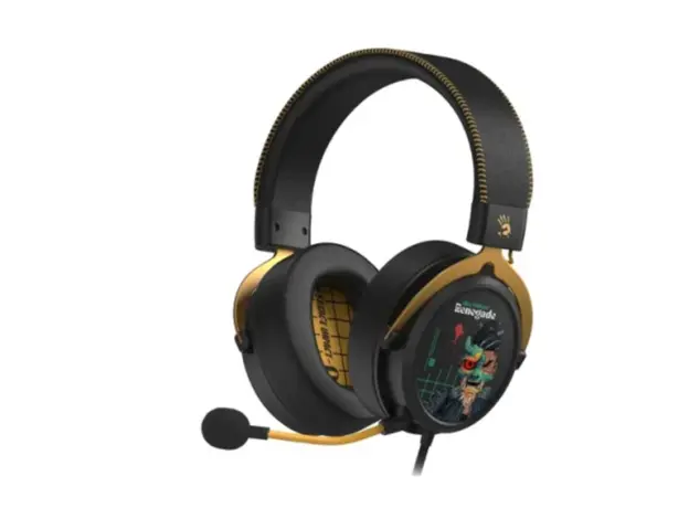 ყურსასმენი A4Tech Bloody M595 Hybridcore Gaming Headset With Mic Renegade Midnight, 2 image