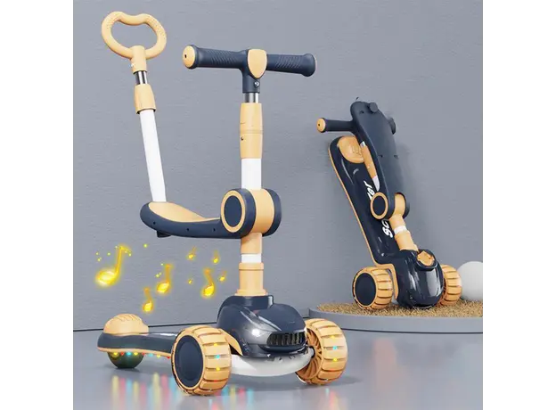 საბავშვო სკუტერი დასაჯდომით 758-1-B, 7 image