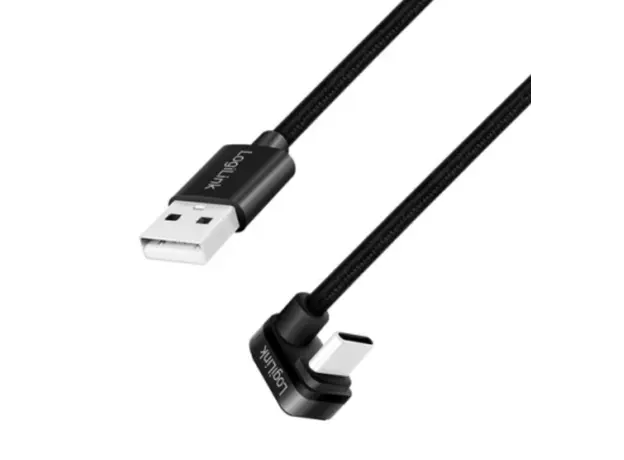 კაბელი Logilink CU0192 USB Type-C Gaming Cable with U-Shaped Plug 1m