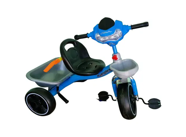 საბავშვო სამთვალა პედლებიანი ველოსიპედი 606BLU