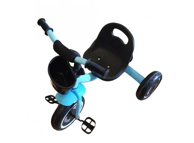 ბავშვთა სამთვალა პედლებიანი ველოსიპედი 513BLU, 4 image