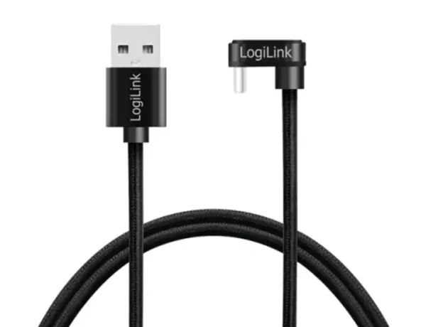 კაბელი Logilink CU0192 USB Type-C Gaming Cable with U-Shaped Plug 1m, 4 image