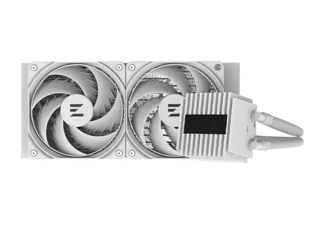 ქულერი Zalman LCS Alpha 2DS A24 ARGB, LGA1851, 1700, 1200, 115x, AM5, AM4, TDP 320W, white, 2 image