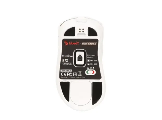 მაუსი A4Tech Bloody R73 Ultra Duo Dual Mode Wireless Gaming Mouse Nyx Mirage, 6 image