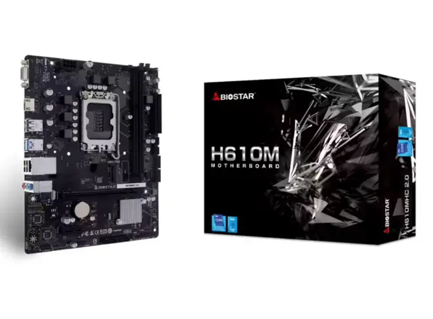დედა დაფა Biostar Mainboard, H610MHC 2.0 Socket 1700 DDR4, uATX, GbE, 2 image