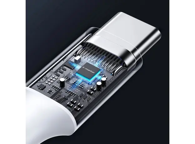 USB კაბელი UGREEN US557 (15275), 100W, Type-C to Type-C 2.0 Braided Fast Charging Cable, 1m, Black, 3 image